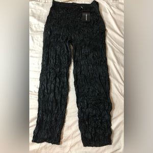 PRETTY LITTLE THING OVERSIZED CRINKLE SHIRT AND PANT